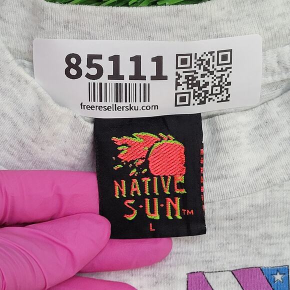 Vintage 1995 Street Rod Nationals Shirt M/L 21x26 Gray Cars - Picture 5 of 15